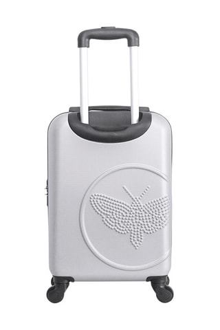 Handbagagetrolley en Beautycase Francette-H (S/K) - 50/23 cm - Grijs