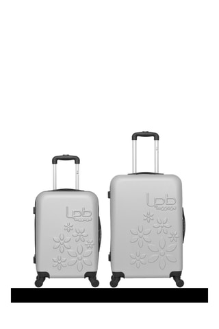  Handbagagetrolley en Weekendtrolley Eleonor (M) - 60/65 cm  - Grijs