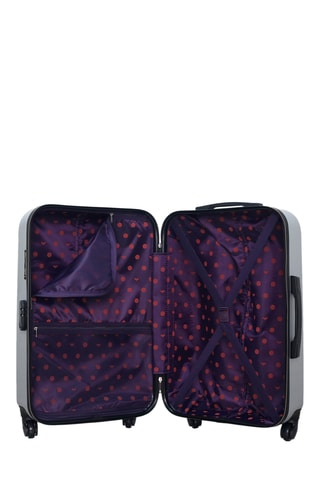  Handbagagetrolley en Weekendtrolley Eleonor (M) - 60/65 cm  - Grijs