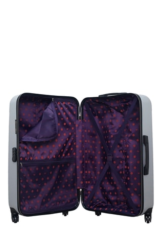  Grote Trolley en Weekendtrolley Eleonor (M/L) - 75/65 cm  - Grijs
