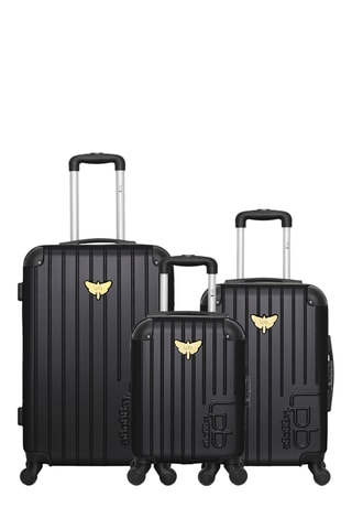 Set van 3 Trolleys Marianne Zwart - Zwart