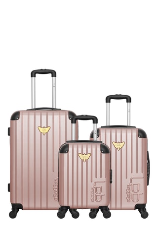 Set van 3 Trolleys Marianne Roségoudkleurig - Roze