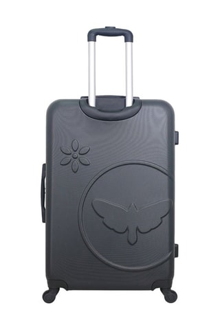 Set van 3 Trolleys met Beautycase Eleonor-C Zwart - Zwart