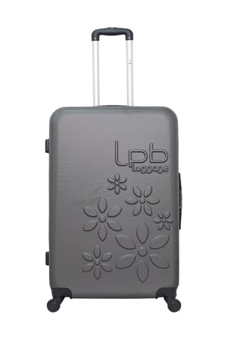 Set van 3 Trolleys met Beautycase Eleonor-C Antraciet - Grijs