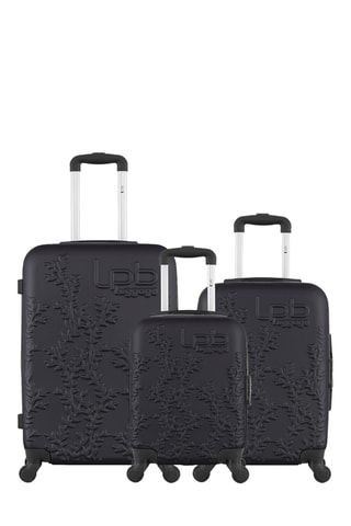 Set van 3 Trolleys NaisZwart - Zwart