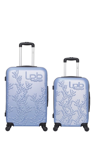 Handbagagetrolley en Weekendtrolley Nais - Hemelsblauw - 55/65 cm - Blauw
