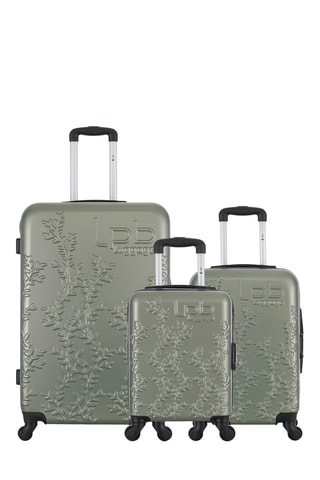 Set van 3 Trolleys Nais - Kaki - 46 / 55 / 75 cm - Kaki