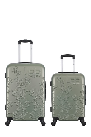 Handbagagetrolley en Weekendtrolley Nais - Kaki - 55/65 cm - Kaki