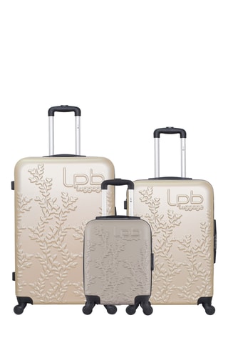 Set van 3 Trolleys Nais - Beige - 46 / 65 / 75 cm - Beige