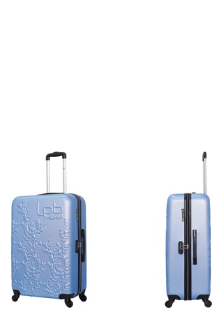 Set van 3 Trolleys Nais - Hemelsblauw - 46 / 65 / 75 cm - Blauw