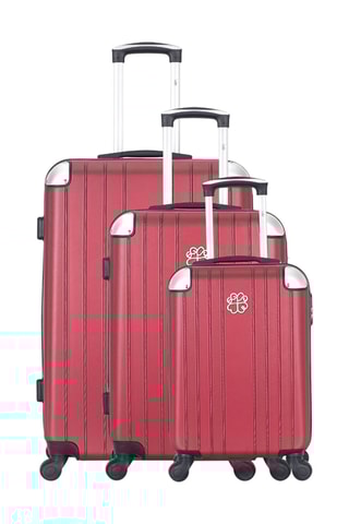 Set van 3 Trolleys Amélie-A - 50/60/70 cm - Paars