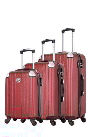 Set van 3 Trolleys Amélie-A - 50/60/70 cm - Paars