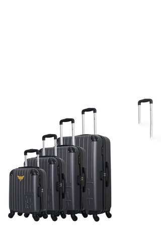Set van 4 Trolleys Marianne-M Donkergrijs - Grijs