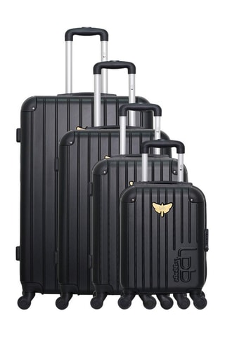 Set van 4 Trolleys Marianne-M Zwart - Zwart