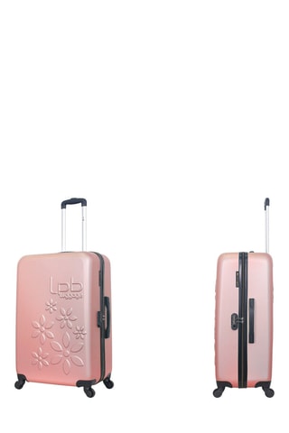Set van 3 Trolleys met Beautycase Eleonor-C Roségoudkleurig - Goudkleurig