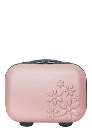 Set van 3 Trolleys met Beautycase Eleonor-C Roségoudkleurig - Goudkleurig