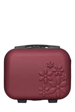 Kleine Beautycase Eleonor-K Bordeauxrood - Rood