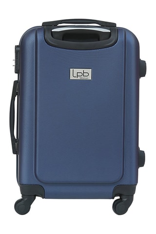 Weekendtrolley Hambourg Marineblauw  - Blauw en zwart