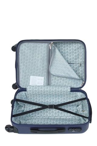 Weekendtrolley Hambourg Marineblauw  - Blauw en zwart