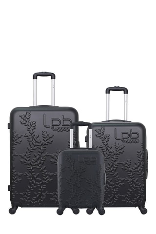 Set van 3 Trolleys Nais - Zwart - 46 / 65 / 75 cm - Zwart