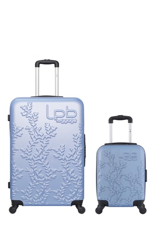 XXS Trolley en Grote Trolley Nais - Hemelsblauw - 46/75 cm - Blauw
