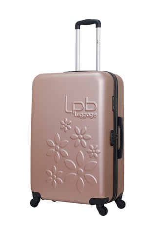 Grote Trolley en Beautycase Eleonor - Roségoudkleurig  - Roségoudkleurig