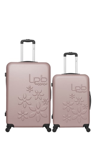 Grote trolley en Weekendtrolley Eleonor - Roségoudkleurig  - Roségoudkleurig