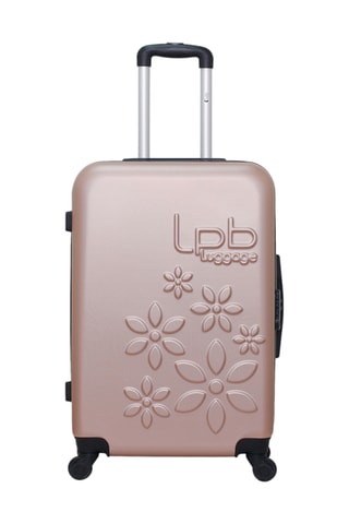Weekendtrolley en Beautycase Eleonor - Roségoudkleurig  - Roségoudkleurig