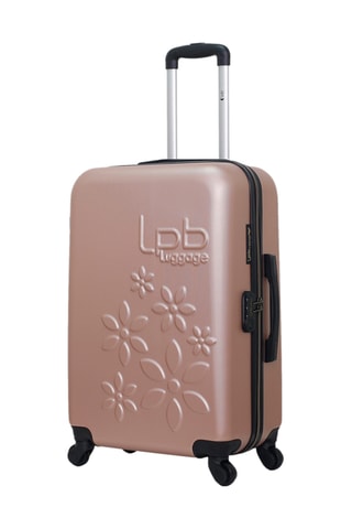 Weekendtrolley en Beautycase Eleonor - Roségoudkleurig  - Roségoudkleurig