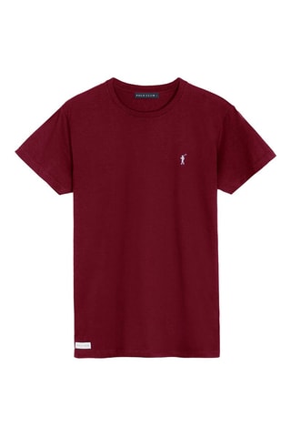3 t-shirts Blanc, bordeaux et noir
