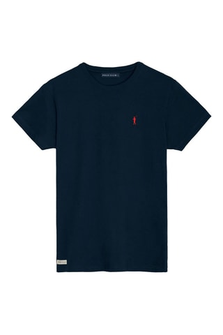 2 t-shirts Blanc et bleu marine