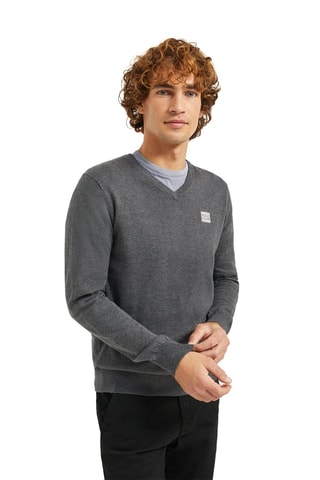 Pull Gris foncé 