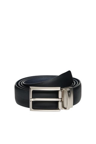 Ceinture en cuir - Bleu marine
