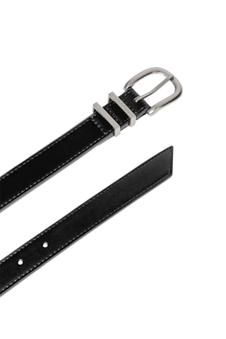 Ceinture en cuir - Noir