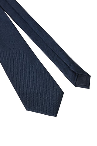 Cravate en soie - Bleu marine