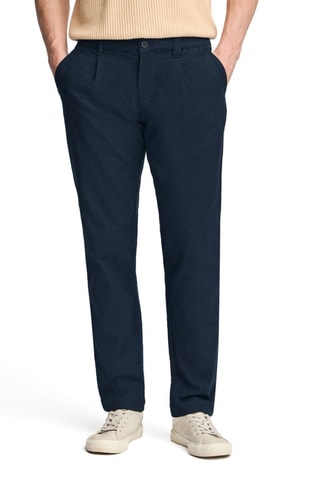 Pantalon slim - Bleu marine