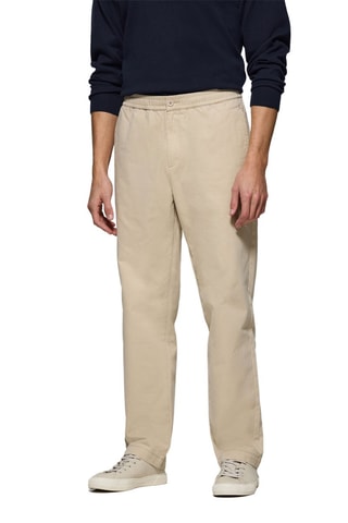 Pantalon droit - Beige