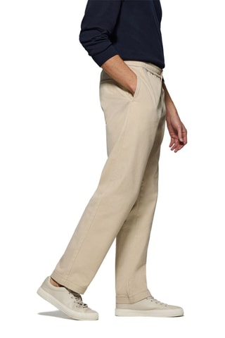 Pantalon droit - Beige
