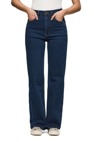 Jean taille haute - Bleu