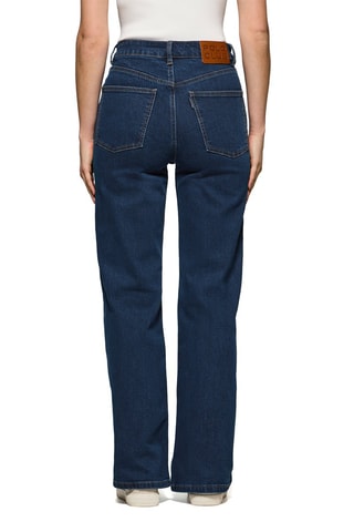 Jean taille haute - Bleu