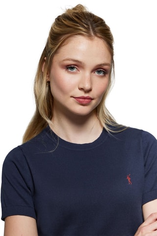 Top - Bleu marine