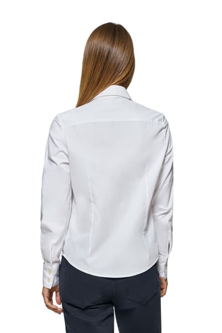 Chemisier slim - Blanc