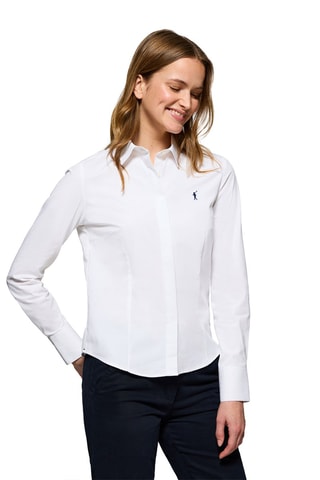 Chemisier slim - Blanc