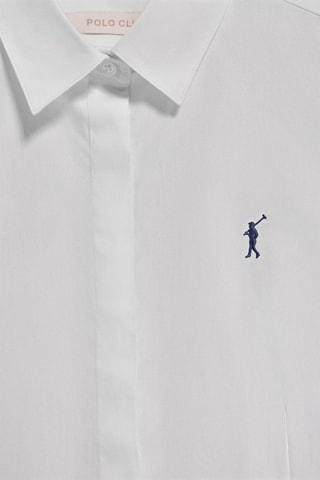 Chemisier slim - Blanc