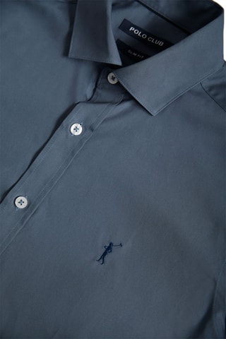 Chemise slim - Bleu