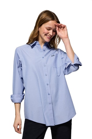 Chemisier relaxed - Bleu clair