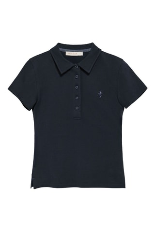 Polo slim - Bleu marine
