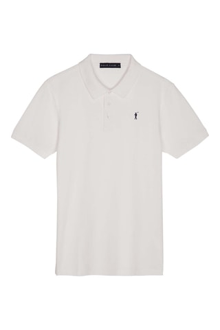2 polos regular - Bleu marine et blanc