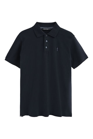 Polo regular - Bleu marine