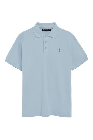 Polo regular - Bleu clair